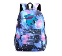 JGJOAIJ Lightning Cat Backpack Children School Backpack Cartoons High Capacity School Bag Travel Rucksack for Boys Girls (Sky Blue)