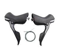 JGJQZHZY 4700 4703 Black Bicycle Shifter Dual Control Lever Compatible with 2x10 Speed and 3x10 Speed Derailleur Systems for 20s 30s Road Bikes(4703 a Pair 3x10)