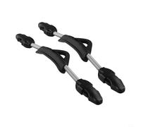 JGmotorfi 2pcs Stainless Steel Spring Fin Straps, With Nonslip Design, For Most Scuba Fins(M black)