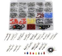 JGmotorfi Connector Pins Kit 500Pcs Connector Pins Kit Terminal Pin Car Electrical Set With Removal Tools For Automotive General Electronic Repairs
