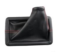 JGmotorfi for Ford for Mustang 2005 2009 Leather Shift Cover, OEM 8R3Z7277AA, Protects Gear Shift from Dirt and Moisture, Quick Installation