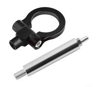 JGmotorfi Front Bumper Towing Hook Aluminum Recovery Ring Racing Sport Style Tow Bar 2016 And Later Models(black)