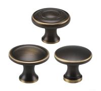 JGmotorfi Vintage Style Cabinet Handle Solid Brass Drawer Pull for Enhancing Furniture (A-29mm)