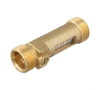 JGmotorfi Visual Flow Control Ball Valve With Auto Pressure Relief System For Water Temperature Control HVAC Balancing Measurement(A)