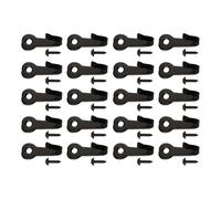 JGmotorfi Wall Mount Iron Hooks Set with Heart Design, 20 Pieces for Practical Hanging Solutions in wardrobes, Kitchens, and bathrooms