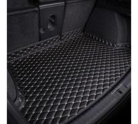 JGQFB Car Leather Boot Liner Mats for Cupra Formentor 2021-2023, Waterproof Anti Scratch Anti Slip Trunk Carpets Interior Accessories,D/Black Beige