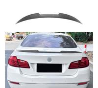 JGQFB Compatible with BMW 5 Series F10 525i 530i M4 Style 2011-2017, Aerodynamic ABS Plastic Rear Trunk Spoiler Wing Lid, B Carbon Fiber Look