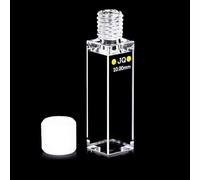 JGS1 Quartz Screw-Cap Cuvette,4-Way Fused 10mm Path Lab Optical Cell