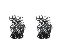 JGUYC 3/50/100X 13MM Turbocharger Actuator Wastegate Circlip Black Steel E Clip Circlip Retaining Ring Washer for Garrett T3 T34 T38(100PCS)