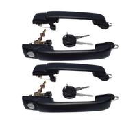 JGUYC Car Outside Door Handle with Keys for V//W J/e/t/t//a G//o/l/f V/e/n/t//o 1H0837207B 1H0837207C 1H4839205 1H0837207(4 PCS)