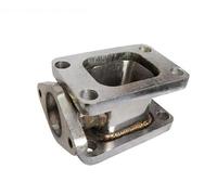 JGUYC T3-T3 Cast Iron Turbo Adapter and 38mm Wastegate Flange Outlet