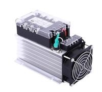 JGX-33100A Three Phase Solid State Relay AC480V 100A DC control AC Solid State Relay AC Three DC-AC With Fan and Radiator