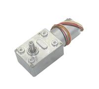 JGY-2430 DC12V 24V Worm Gear electronic starter 6-160RPM High Torque Speed Reducer Metal Gear Box Motors Low Speed Brushless Worm Gear electronic starter(6 RPM,12V)