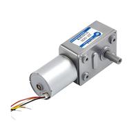 JGY-2430 miniature brushless DC turbine worm reducer electronic starter speed regulation small electronic starter 12v24v self-locking gear(40 RPM_24V)