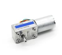 JGY-2838 Small DC Worm Gear Brushless Motor with L-type Brushless Worm Geared Motor 24V with 4632 Square Gearbox Reduce(24V 12RPM)