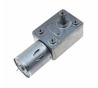 JGY-370 12V DC Worm Gear Motor 12 Volt High Torque Engine Mini Turbine Worm for DIY Mini Geared Motor (30 RPM)