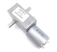 JGY 370 DC 6/12/24V Turbo Worm Geared electronic starter 0.6-375RPM Double Shaft Self Locking High Torque Reversible Gear electronic starter(150 RPM,24V)