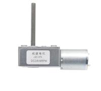 JGY-370 DC Gear Motor With Dimmeter 6MM*L50mm Screw Shaft High Torque 12V Dc 1Pcs(40,24V)