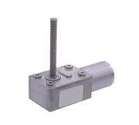 JGY-370 DC speed regulating motor 6V12V24V M6X50mm screw long shaft self-locking low speed high torque motor(6V-30RPM)