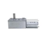 JGY-370 DC6V 12V 24V Worm Gear electronic starter Single Shaft Reducer 2-375RPM High Torque Metal electronic starter Reversed Reduction Self-lock EKFBQBGW(6RPM,12V)