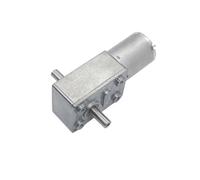 JGY-370 DC6V 12V 24V Worm Gear Metal electronic starter Dual Shaft Reduction 6-210RPM Large High Torque 2-45Kg.cm Reversed Self-lock ICXLPMC(10RPM,12V)