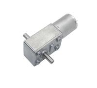 JGY-370 DC6V 12V 24V Worm Gear Metal electronic starter Dual Shaft Reduction 6-210RPM Large High Torque 2-45Kg.cm Reversed Self-lock MQXFCZUX(23RPM,12V)