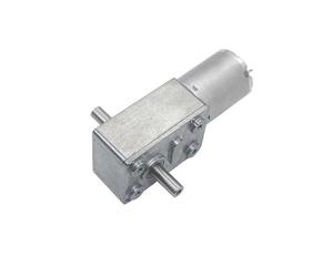 JGY-370 Dual Shaft Worm Gear electronic starter DC6V 12V 24V 2-375RPM Lower Noise High Torque Metal electronic starter Reversed Reduction Self-lock IDGTTLDF(4RPM,12V)