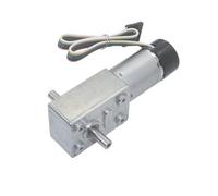 JGY-370 Encoder Speed Measurement Turbo Worm Double Out Shaft Deceleration High Torque Low Motor 1Pcs(24V,150 RPM)