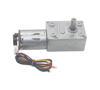 JGY-370 HIgh Torque 0.2-26.5kgf.cm DC 24V Worm Geared Motor With Hall Encoder 1Pcs(Motor,2rpm)
