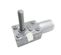 JGY-370 M8 Shaft Length 33mm DC Reducer Motor 6V 12V 24V Worm Gear Slow Speed Self Locking Tq 6/10/18/23/30/66/90/160RPM(Package C,30RPM-6V)