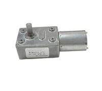 JGY-370 Micro Worm Gear Motor 6v~24v 6RPM~210RPM Forward And Reverse Adjustable Speed High Torque Self-Locking Brushed DC Motor(6rpm,24V)
