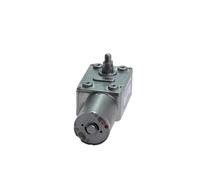 JGY-370 Mini Worm Hood M5 Shaft 12v24v Self-Locking Gear Small Motor(40RPM with bracket,12V)