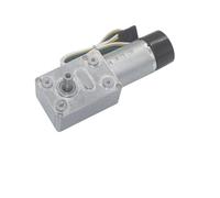 JGY-370 Turbo Worm Gear Motor DC6V 12V 24V High Torque Low Self-Locking Motor 30/40/66/90/150RPM 1Pcs(12V Bracket motor,40RPM)