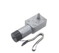 JGY-370 Turbo Worm Gear Motor, Encoder Tachometer DC6V 12V 24V High Torque Low Speed Self-locking 1Pcs(40RPM,DC24V)