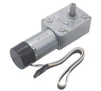 JGY-370 Turbo Worm Gear Motor with Encoder, High Torque 25kg.cm, Low Speed Self-Locking, 12V DC, Totally Enclosed (23RPM DC12V motor and bracket)