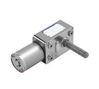 JGY-370 Worm DC Reduction Motor Speed regulating self-Locking Small Motor 24vM8 Screw Shaft(68 rpm)
