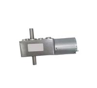 JGY-370S 12V DC worm gear motor dual shaft reverse self-locking 6V dual output shaft 24V reduction motor(6rpm-6v)