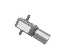 JGY-370S DC worm gear motor 6v 12v dual shaft reducer 6-210rpm low speed reversible dual output gear motor(12v 23rpm)