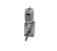 JGY-385 Turbo Worm Micro DC Deceleration Low Speed Motor M6 Screw Shaft Speed Regulation Small Motor 12v24V (12V 20RPM, Motor Only)