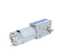 JGY-395 DC Worm Gear Vortex Geared Motor Self-Locking Motor 4632 Right Angle Metal Gear 12V 24v 4632 Maximum weight 50kg(Single motor,128RPM_1)