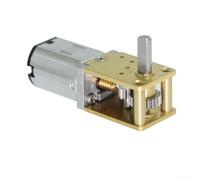 JGY-N20 DC Gear Motor 12V High Torque Self-Locking Worm Reduction for Robotics DIY Projects Smart Car Chassis Metal Gears