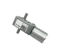 JGY370 12V DC Motor Worm Gear Motor 24 Volt High Torque Reducer Doublt Shaft Electrict Motor 6V 1Pcs(23RPM_6V)