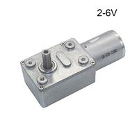 JGY370 2 RPM To 375 RPM High Torque Speed Reducer 6V/12V24V Metal Worm Gear Motor Reversible Low Speed Worm Gear Motor High Torque Reducer