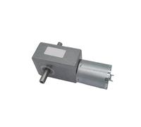 JGY370 6V/12V/24V DC Worm Gear Double Shaft Motor, 6-210rpm Dual Output Shaft Reducer Motors, DC Reversed Reduction Self-lock Motor(150rpm,12V)