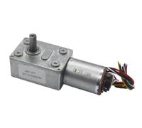 JGY370 6V/12V/24V turbo worm DC deceleration motor with Hall encoder self-locking motor positive and negative motor 6-150RPM (40RPM 6V)