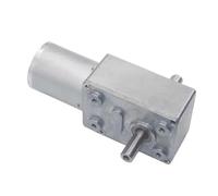 JGY370 6V Dual Output Shaft Reducer Motors 12V Volt DC Worm Geared Double Motor 24V Reversed Reduction Self-lock 1Pcs(210rpm,24V)