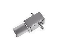 JGY370 DC 6V 12V 24V Dual Double Shaft electronic starter+Bracket+Speed Controller+Power Supply Metal Gear Worm Reduction Turbo Gear electronic starter MQXFCZUX(12V 6RPM,Package B)