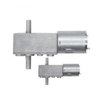 JGY370 DC 6V 12V 24V Motor Double Output Shaft Electric Geare Motor 1RPM-210RPM 1Pcs(6RPM_6V)