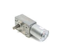 JGY370 DC 6V 12V 24V Worm Gear Reduction Motor+ Bracket+Speed+Controller+Power Supply Metal Gear Worm Turbo Gear Motor 1.2-25kg 1Pcs(24V 2RPM)