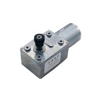 JGY370 DC worm gear reduction motor 6V12V 24V low speed metal gear CW CCW self-locking high torque small motor(30,6V)